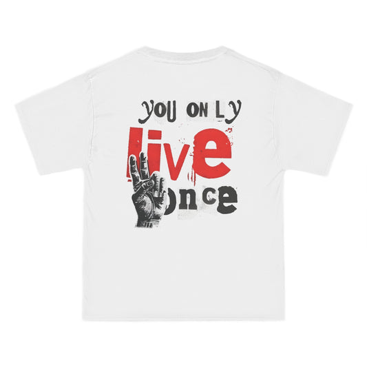 Camiseta "Solo se vive una vez"